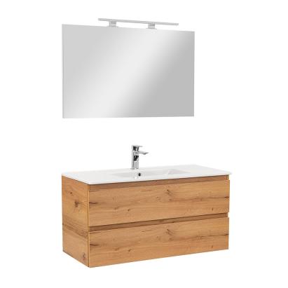 Leziter Mobilier complet de baie Vario Forte 100 stejar-stejar Mobalis Homvera