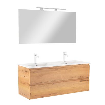 Leziter Mobilier complet de baie Vario Forte 120 stejar-stejar Mobalis Homvera