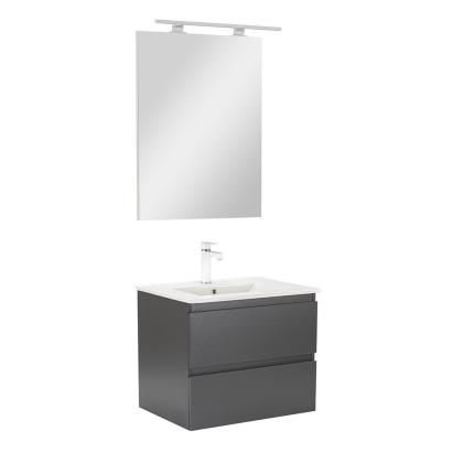 Leziter Mobilier complet de baie Vario Forte 60 antracit-antracit Mobalis Homvera