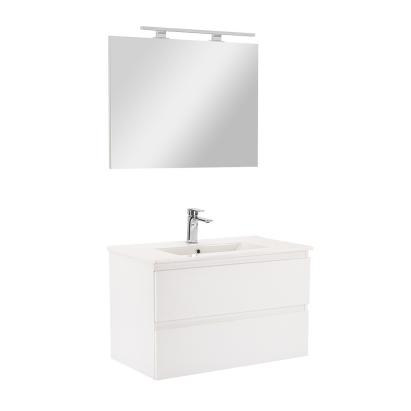 Leziter Mobilier complet de baie Vario Forte 80 alb-alb Mobalis Homvera