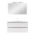 Leziter Mobilier complet de baie Vario Trim 100 alb-alb Mobalis Homvera