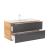 Leziter Mobilier complet de baie Vario Trim 100 stejar-antracit Mobalis Homvera