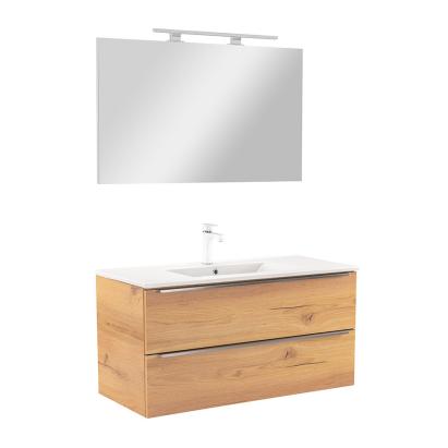 Leziter Mobilier complet de baie Vario Trim 100 stejar-stejar Mobalis Homvera
