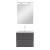 Leziter Mobilier complet de baie Vario Trim 60 antracit-antracit Mobalis Homvera