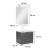 Leziter Mobilier complet de baie Vario Trim 60 antracit-antracit Mobalis Homvera