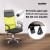 Leziter Scaun rotativ ergonomic de birou Fit, verde Mobalis Homvera