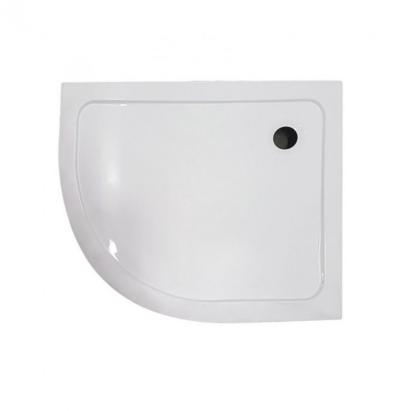 Kerra Cădiță de duș acrilică curbată asimetrică Memphis 100x80x13 cm dreapta Mobalis Homvera