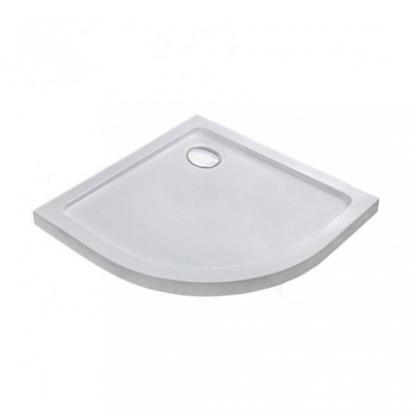 Leziter Cădiță de duș acrilică joasă curbată Modena Slim 90x90x5.5 cm Mobalis Homvera