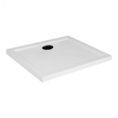 Kerra Cădiță de duș pătrată universală Oskar, 90x80x5,5 cm, design jos Mobalis Homvera