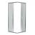 Leziter Cabină de duș pătrată Spirit Matt 90x90x180 cm, fără cădiță de duș Mobalis Homvera