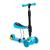 Homelux Háromkerekű roller Led kerekekkel 3 az 1-ben kék Mobalis Homvera
