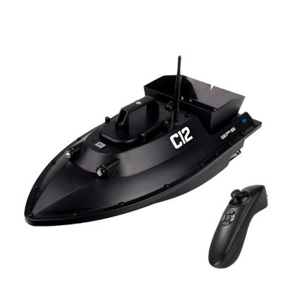 Leziter Etetőhajó C12 GPS hátrakidobós fekete Mobalis Homvera