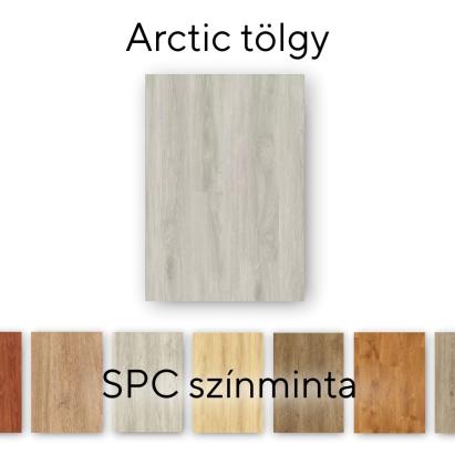 Leziter Mostră/Bucată Pardoseală Vinil SPC Leziter Stejar Arctic Mobalis Homvera