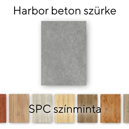 Leziter Leziter Harbor beton szürke Vinyl SPC padló minta/db Mobalis Homvera