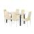 Leziter Norman 6+1 étkező garnitúra bézs Mobalis Homvera