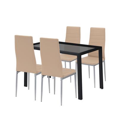 Leziter Rowan 4+1 étkező garnitúra bézs-szürke Mobalis Homvera