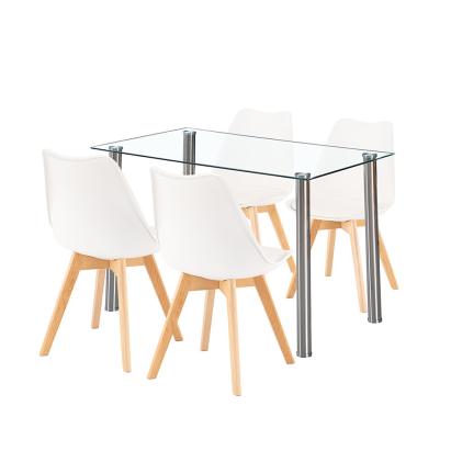 Leziter Velon 4+1 étkező garnitúra fehér-fehér Mobalis Homvera