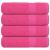 Prosoape de duș 4 buc Roz 70x140 cm 360 g/m² 100% bumbac GartenMobel Dekor