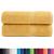 Prosoape de baie premium SOLUND 2 buc auriu 100x150cm 600gsm GartenMobel Dekor