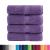 Prosoape de baie premium SOLUND, 4 buc., violet, 30x30 cm, 600 g/m² GartenMobel Dekor
