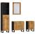 Set mobilier de baie, 4 piese, lemn masiv de mango GartenMobel Dekor