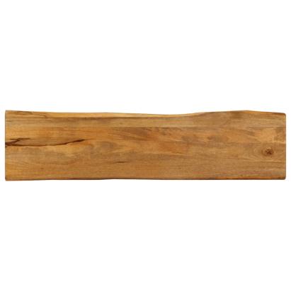 Blat masă cu margini naturale, 180x40x2,5 cm, lemn masiv mango GartenMobel Dekor