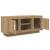 Cabinet TV Stejar Artizanal 102 x 35 x 45 cm Lemn compozit GartenMobel Dekor