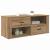Cabinet TV Stejar Artizanal 100 x 35 x 40 cm Lemn compozit GartenMobel Dekor