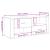 Cabinet TV Stejar Artizanal 100 x 35 x 40 cm Lemn compozit GartenMobel Dekor