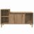 Cabinet TV Stejar Artizanal 100 x 35 x 55 cm Lemn compozit GartenMobel Dekor