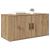 Dulap TV montat pe perete stejar artizanal 80 x 34.5 x 40 cm GartenMobel Dekor