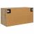 Dulap TV montat pe perete stejar artizanal 80 x 34.5 x 40 cm GartenMobel Dekor