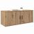 Dulap TV montat pe perete Stejar Artizanal 100 x 34,5 x 40 cm GartenMobel Dekor