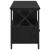 Cabinet TV Stejar Negru 90 x 33 x 45 cm Lemn ingineresc și oțel GartenMobel Dekor