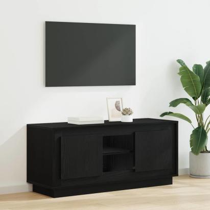 Cabinet TV Stejar Negru 102 x 35 x 45 cm Lemn compozit GartenMobel Dekor