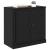 Bufet Stejar Negru 70 x 35,5 x 67,5 cm Lemn compozit GartenMobel Dekor