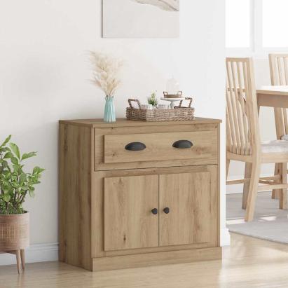 Bufet Stejar Artizanal 70 x 35,5 x 67,5 cm Lemn compozit GartenMobel Dekor