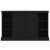 Bufet Stejar Negru 100 x 35,5 x 60 cm Lemn compozit GartenMobel Dekor