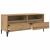 Cabinet TV cu sertar Stejar Artizanal 100 x 34,5 x 44,5 cm GartenMobel Dekor
