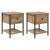 Noptieră 2 pcs stejar artizanal 34 x 35,5 x 45 cm Lemn compozit GartenMobel Dekor