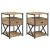 Dulap de noapte 2 pcs stejar artizanal 40 x 42 x 55 cm GartenMobel Dekor