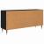 Cabinet TV Stejar Negru 103,5 x 30 x 50 cm Lemn compozit GartenMobel Dekor