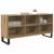 Cabinet TV Stejar Artizanal 103,5 x 30 x 50 cm Lemn compozit GartenMobel Dekor