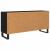 Cabinet TV Stejar Negru 103,5 x 30 x 50 cm Lemn compozit GartenMobel Dekor