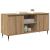 Cabinet TV Stejar Artizanal 104 x 35 x 50 cm Lemn compozit GartenMobel Dekor