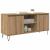 Cabinet TV Stejar Artizanal 104 x 35 x 50 cm Lemn compozit GartenMobel Dekor