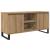 Cabinet TV Stejar Artizanal 104 x 35 x 50 cm Lemn compozit GartenMobel Dekor