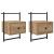 Dulap de noapte 2 pcs Stejar Artizanal 35 x 30 x 51 cm GartenMobel Dekor