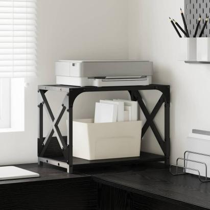 Suport pentru imprimantă Stejar Negru 44 x 26 x 31.5 cm GartenMobel Dekor