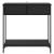 Masă de consolă Stejar Negru 75 x 34,5 x 75 cm Lemn compozit GartenMobel Dekor